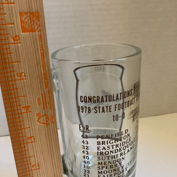 East Rochester  Bombers 1978 State Champs glass mug - Picture 4 of 8